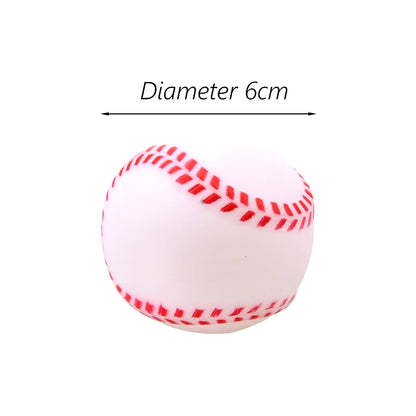 1Pcs Diameter 6Cm Squeaky Pet Dog Ball Toys for Small Dogs Rubber Chew Puppy Toy Dog Stuff Dogs Toys Pets Brinquedo Cachorro