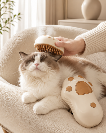 2-in-1 Spray Grooming Brush for Dogs & Cats