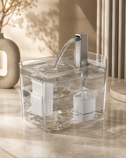 Automatic Cat Water Fountain with Filtration
