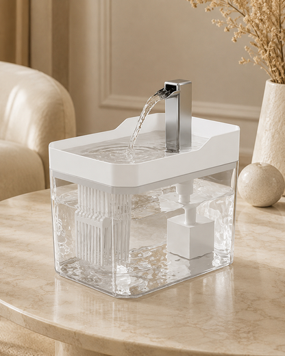 Automatic Cat Water Fountain with Filtration